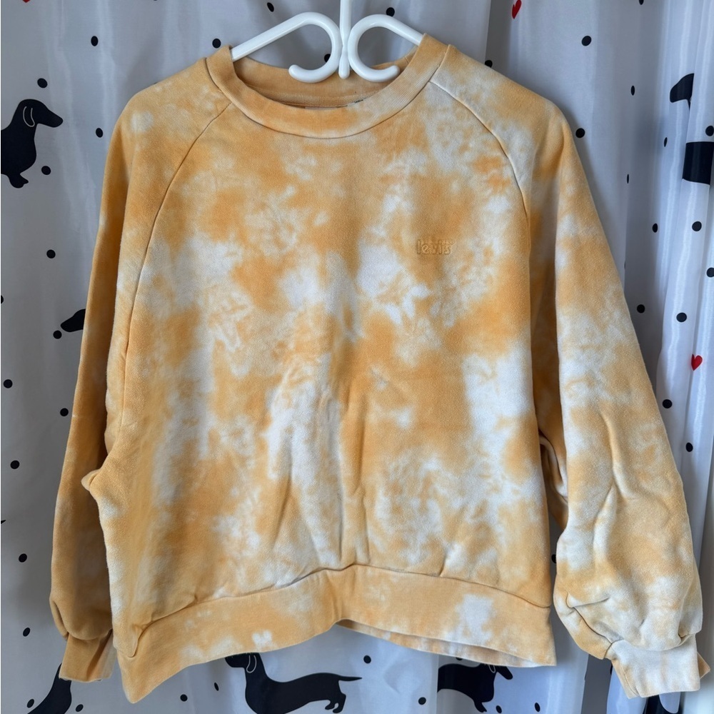 Levi's Yellow Tie-Dye Top
